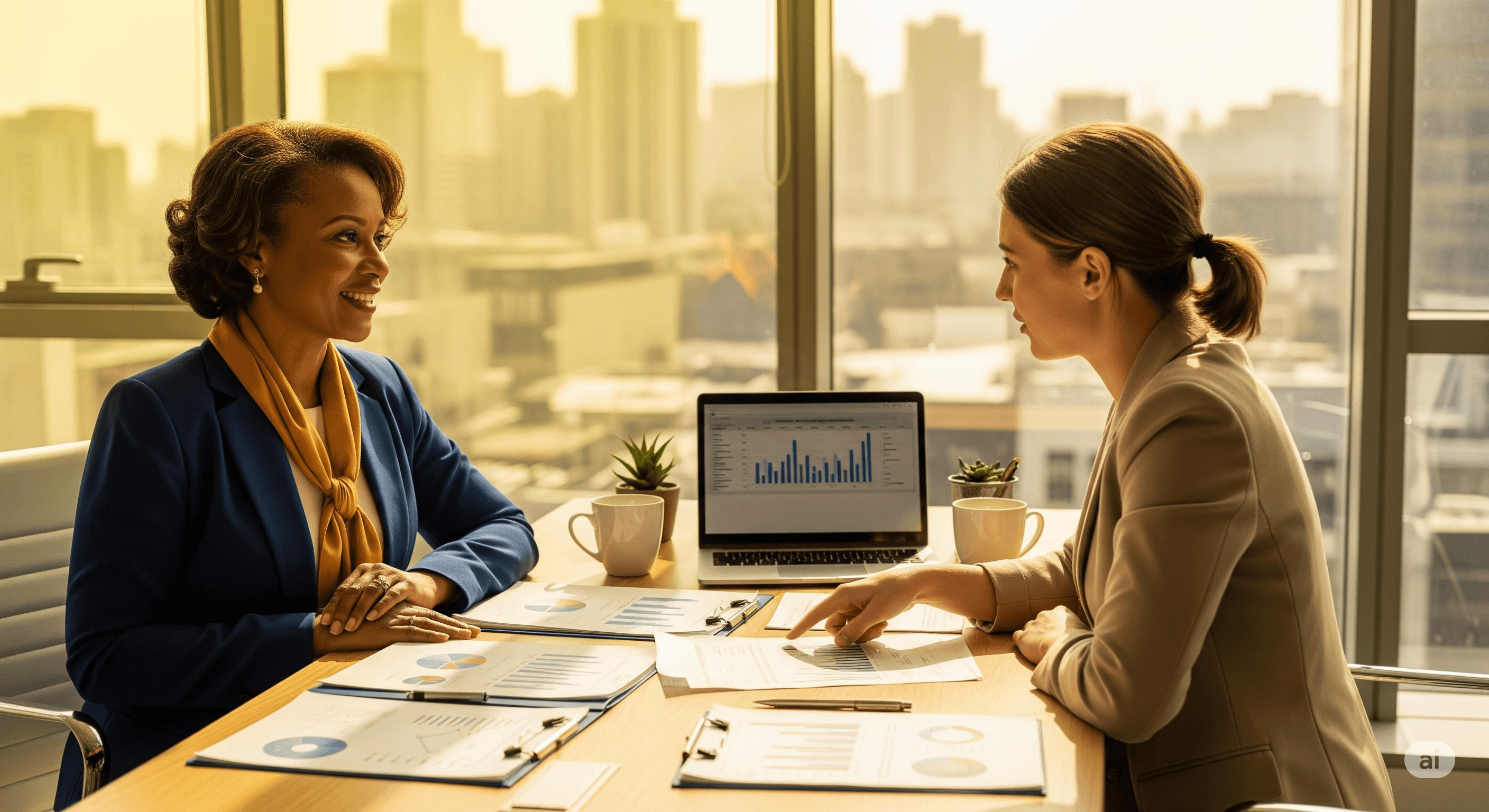 Professional working in modern office environment